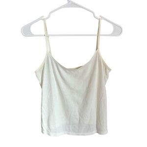 Vintage Victoria's Secret Ivory Camisole VTG Y2K 100% Cotton Relaxed Fit Cami XS